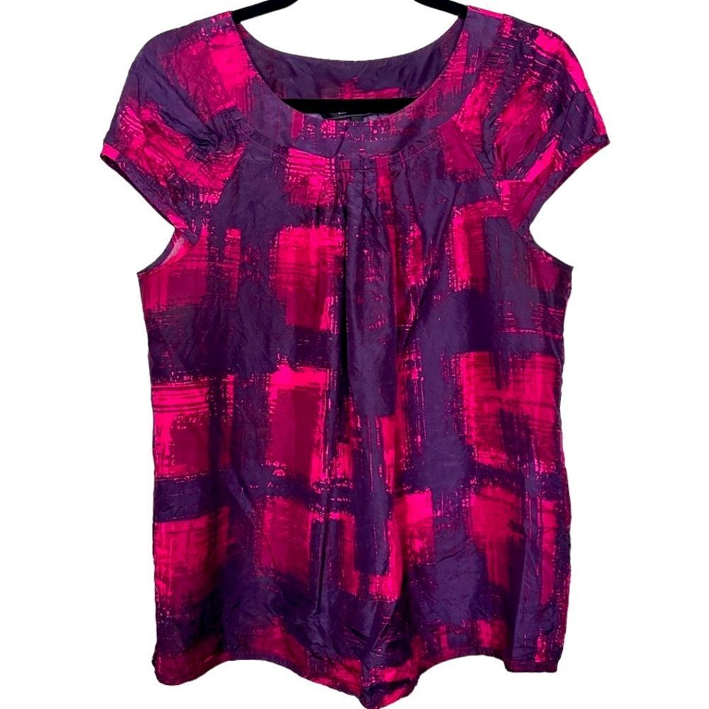 BCBG Maxarzia Silk Blouse - Size: Small